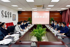 马鞍山市长袁方一行莅临安徽恒行6机电考察调研
